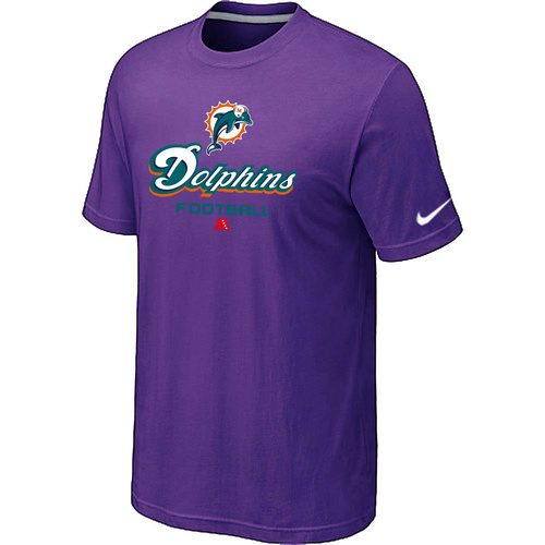 Nike Miami Dolphins Critical Victory NFL T-Shirt - Purple